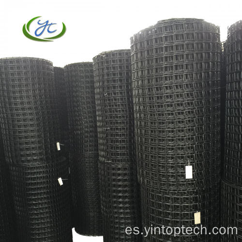 Malla extruida de HDPE negro